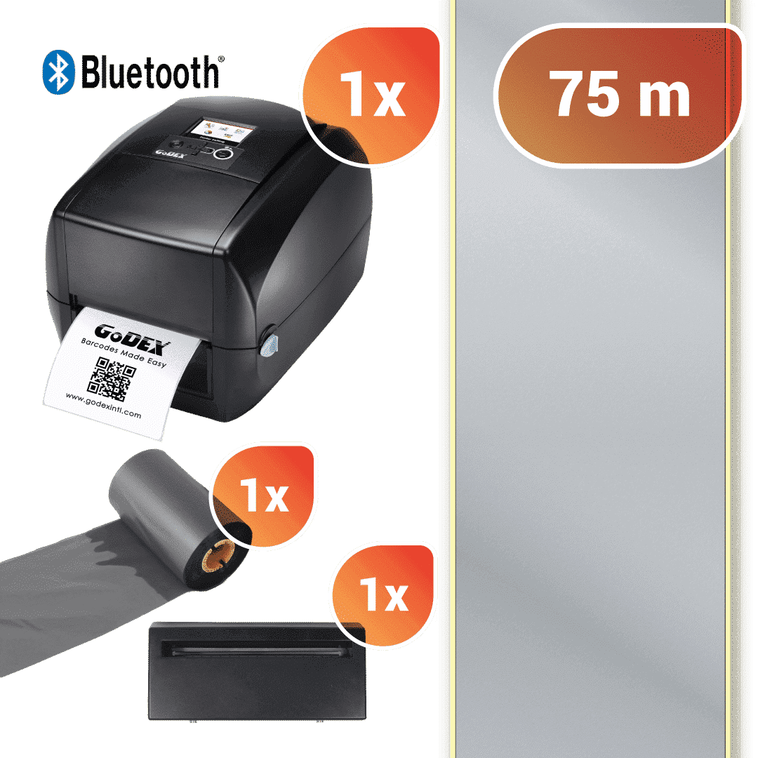 Starter pack for identification plate printing