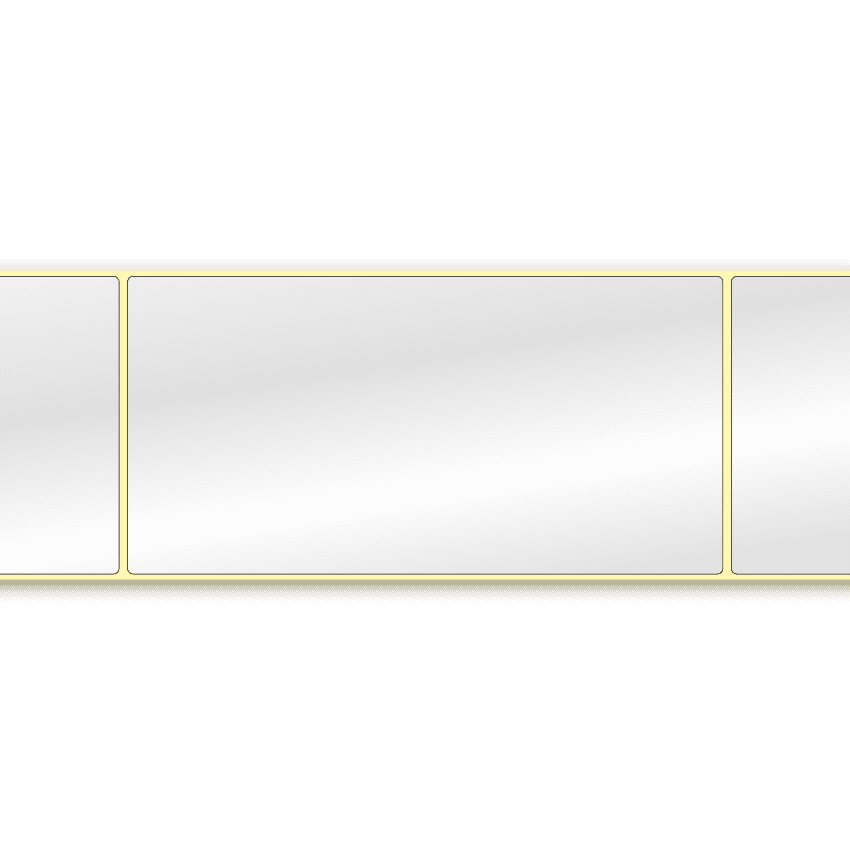 High gloss label, 105 x 210 mm