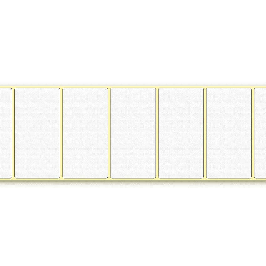 PP matte, 102 x 51 mm