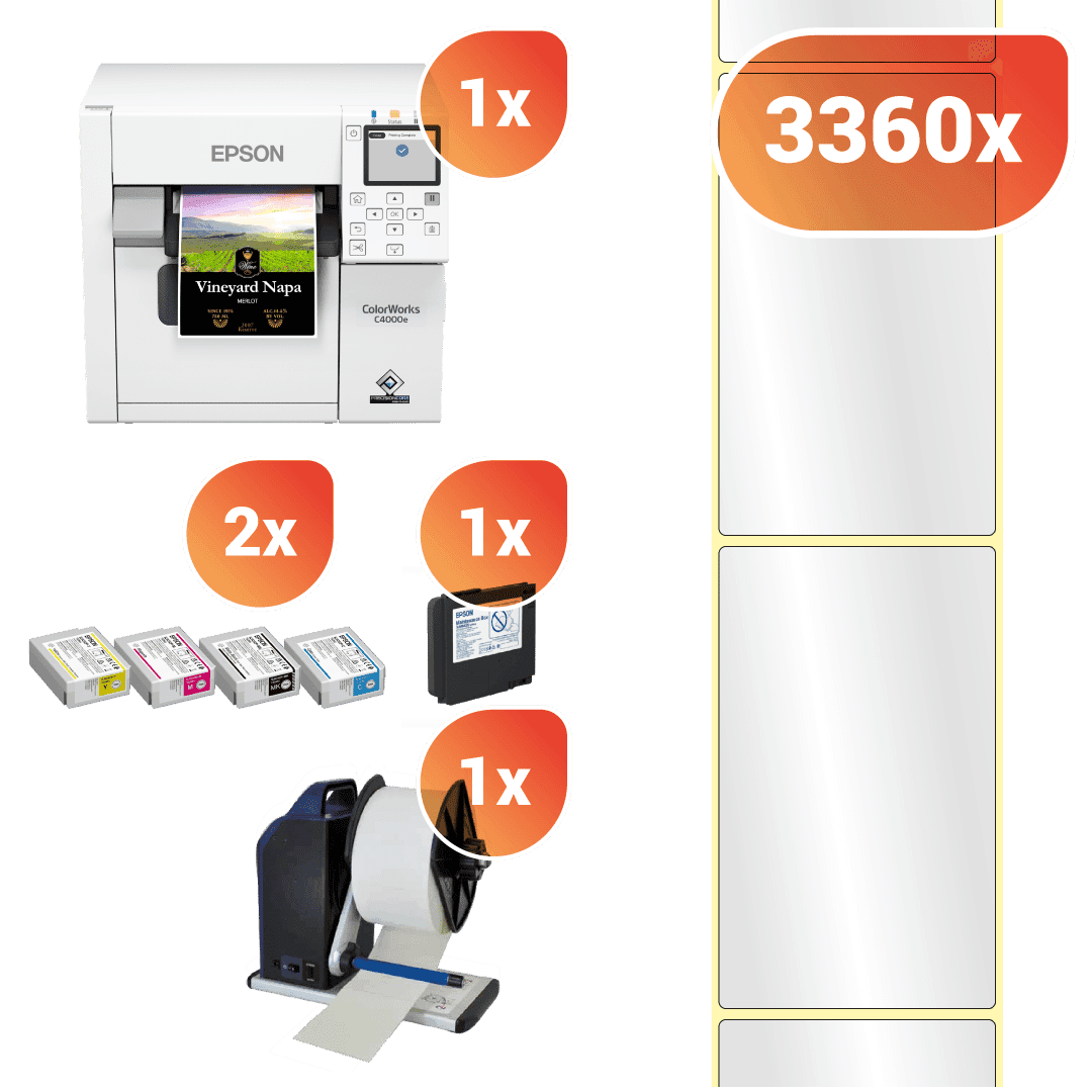 Startset bieretiketten "universeel XL"