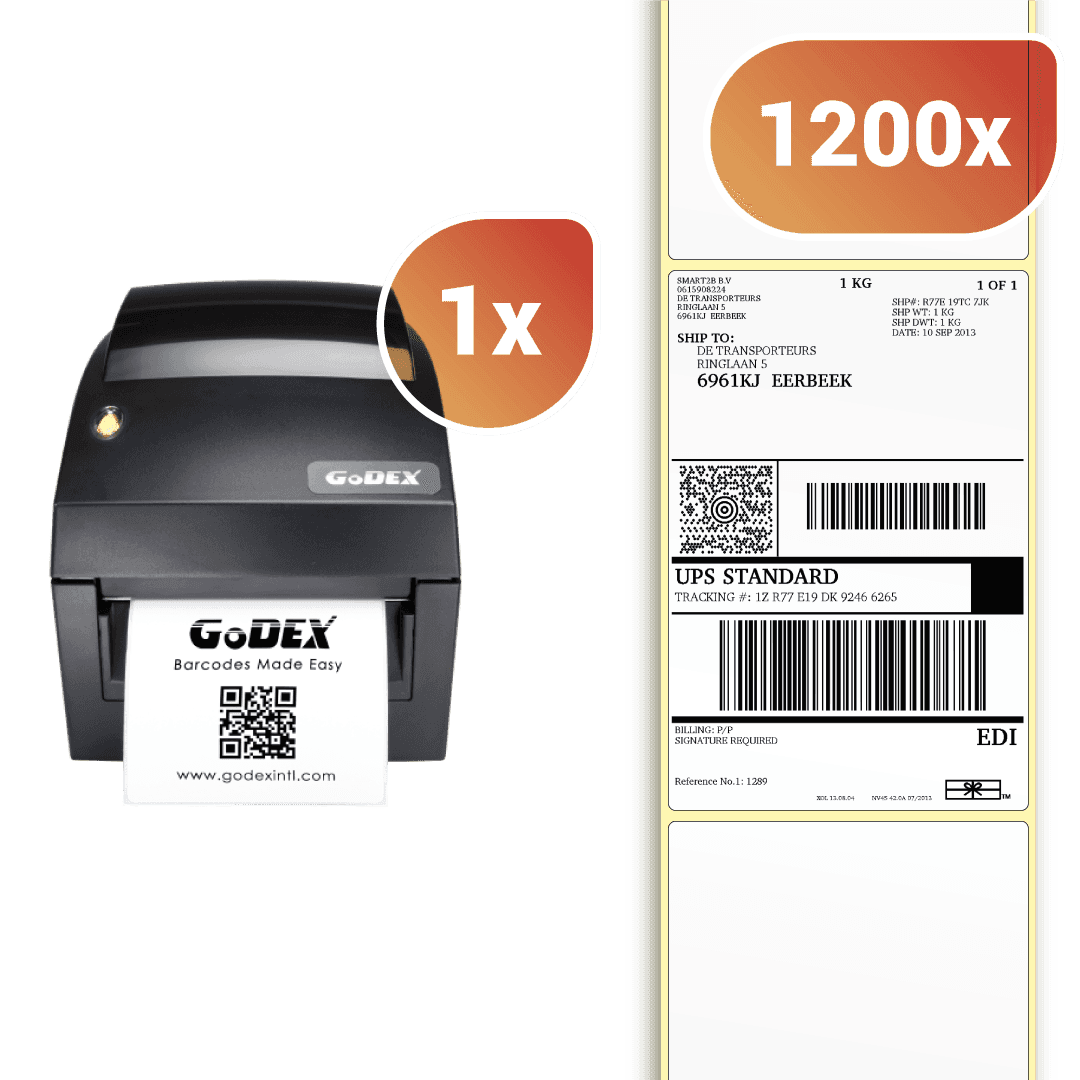 Starter set A6 shipping labels DT4x
