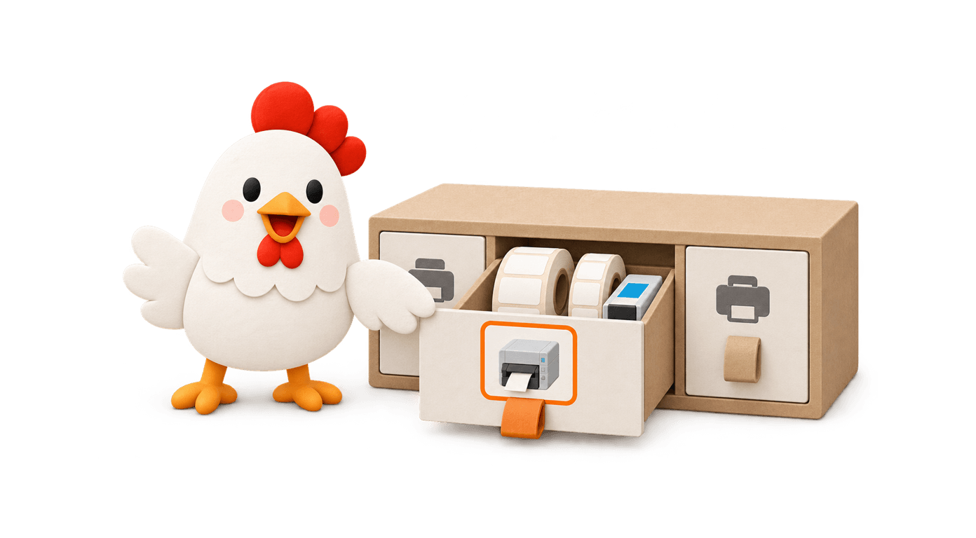 Vind labels en materialen