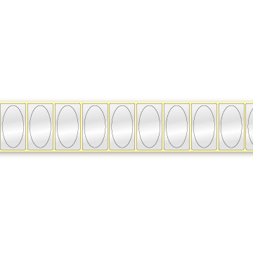 DIA610, 50 x 25 mm, Ovaal label in label thumbnail 4
