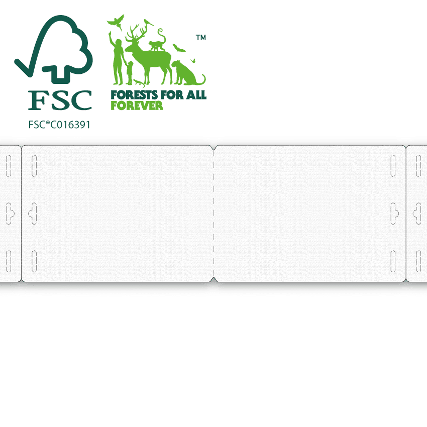 ExpoBadge T180, 96x134 mm FSC® CERTIFIED