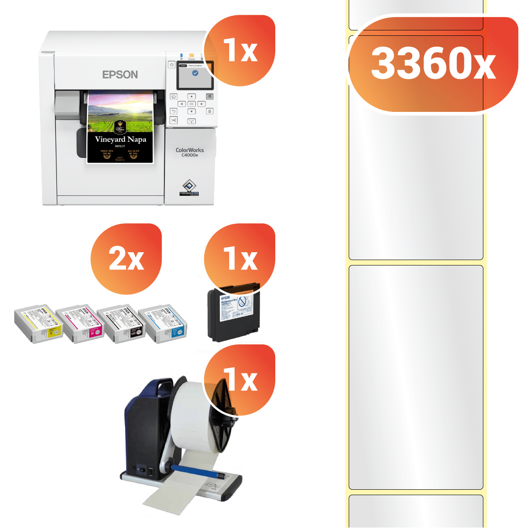 Startset bieretiketten "universeel XL"