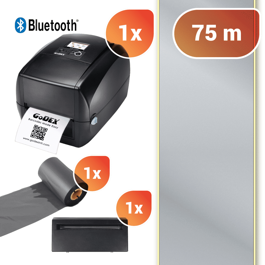 Startset voor printen van kenplaten
