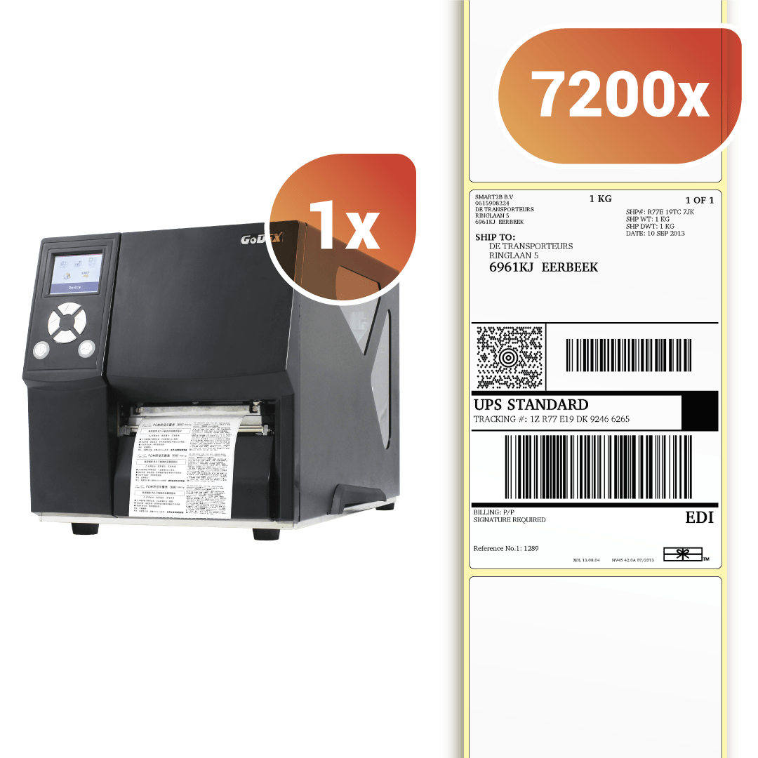 Startset A6 verzendetiketten ZX420i